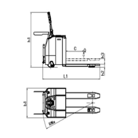 全電動(dòng)搬運(yùn)車(chē)(貨叉加長(zhǎng)型)